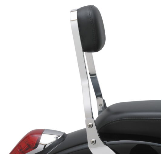 Short Square 14" Sissy Bar Chrome - Image 2