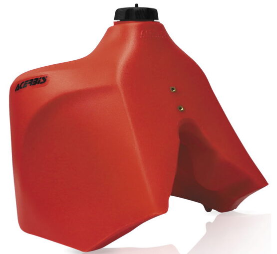 Acerbis 5.8 Gal Red Fuel Tank w/Black Cap Fits 96-04 XR250R XR400R - Image 2