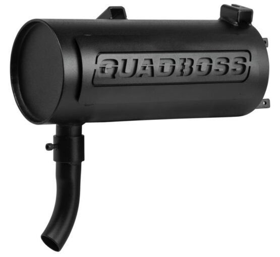 QuadBoss Slip-On Exhaust Muffler Black Fits Polaris Sportsman/Worker