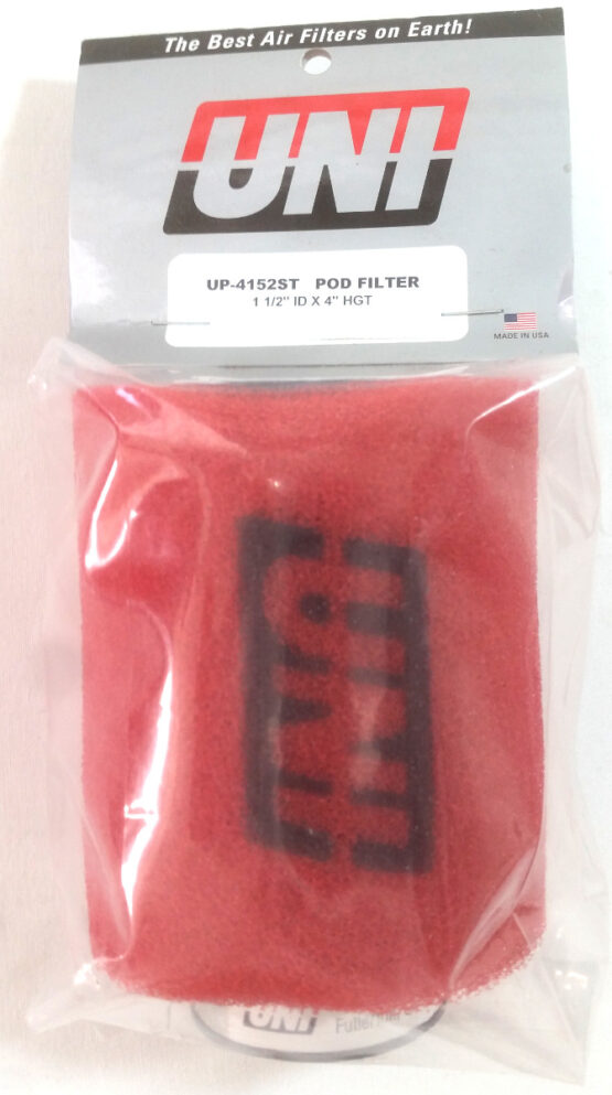 Dual Layer Pod Style Air Filter ID = 1 1/2" OD = 3 1/2" Length = 4" - Image 2