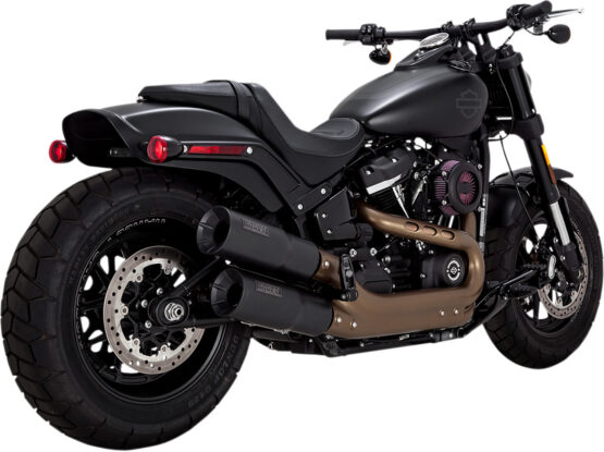 Hi-Ouput Black Slip on Exhaust Mufflers