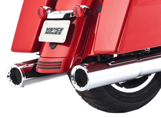 Hi-Output Chrome Dual Slip On Exhaust