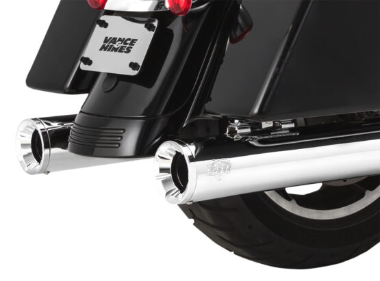 Eliminator 400 Chrome Dual Slip On Exhaust - Image 2