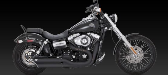 Twin Slash Black 3" Slip On Exhaust Mufflers