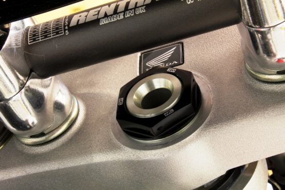 Works Connection Black Steering Stem Nut Fits Honda CR/CRF - Image 2
