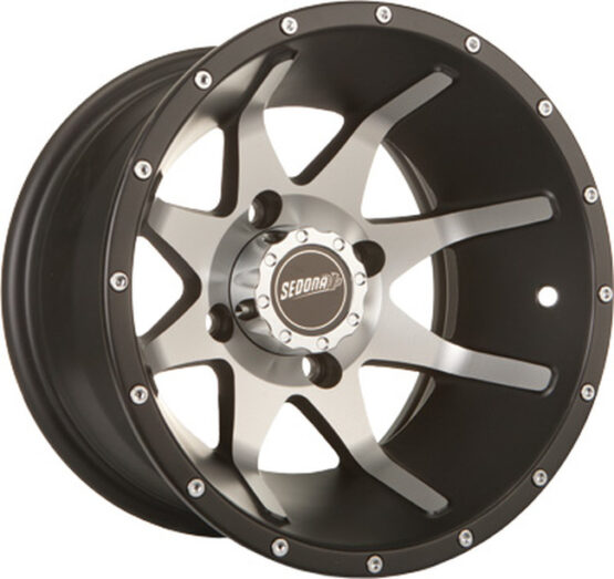 Sedona Storm Wheel 14x7 4+3 Satin Black 4/156 Aluminum Rim