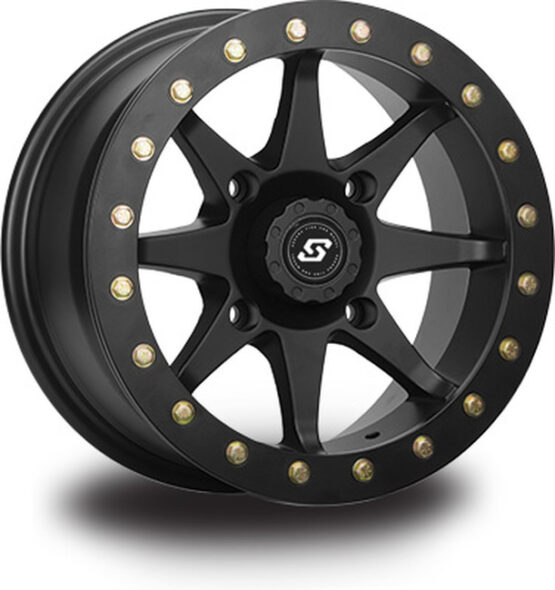 Sedona Storm Beadlock Wheel 14x7 4+3 Black 4/156 Bolt Pattern