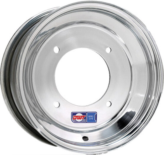 DWT Blue Label 10x10 Polished Aluminum Wheel 4+6 Offset 4/115 Bolt Pattern