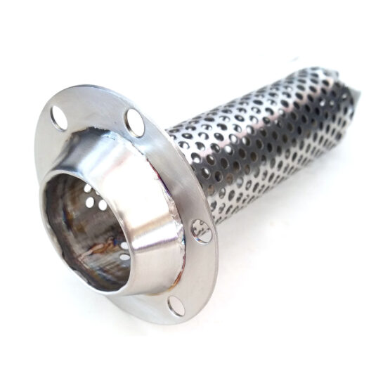 Black Center GP Slip On Exhaust w/ Sound Insert - Image 3
