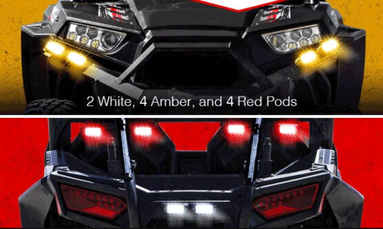 10 Piece Advance UTV Turn Signal Brake Light Horn Kit - Image 2