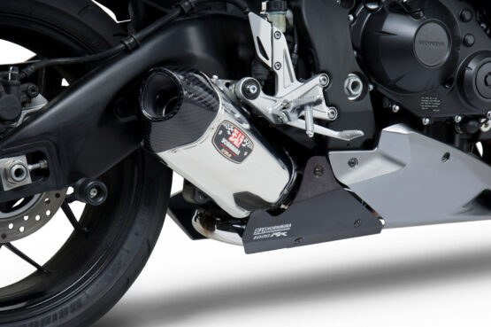 Yoshimura R77 Slip-On Exhaust Stainless/Carbon For 12-13 CBR1000RR - Image 2