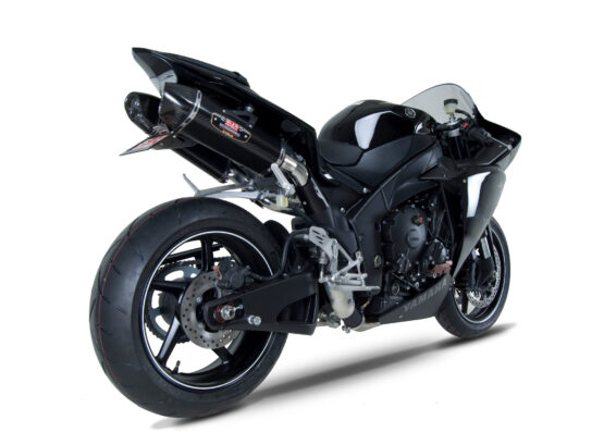 Street TRCD Carbon Fiber Dual Slip On Exhaust - Image 2