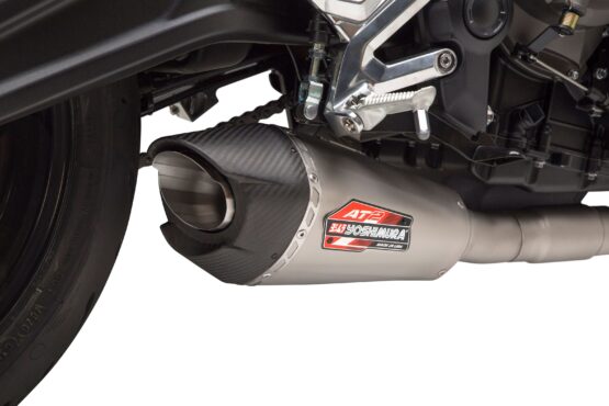 Yoshimura AT2 Race Stainless Full Exhaust Silver Fits 2021 Triumph Trident 660