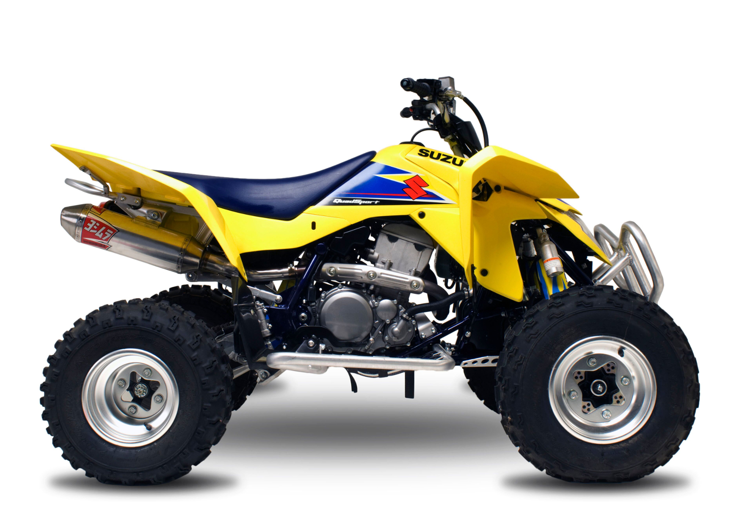 Yoshimura RS2 Aluminum Slip-On Exhaust Silver Fits LTZ400 KFX400 DVX400 - Image 4