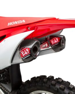 RS-9T Stainless Dual Exhaust Silver Fits 18-21 Honda CRF250R/19-21 CRF250RX