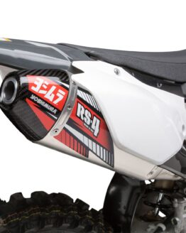 RS4 Slip-On Exhaust Stainless Steel Fits 18-22 YZ450F 19-22 YZ450FX WR450F