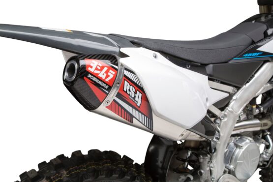 RS4 Slip-On Exhaust Stainless Steel Fits 18-22 YZ450F 19-22 YZ450FX WR450F