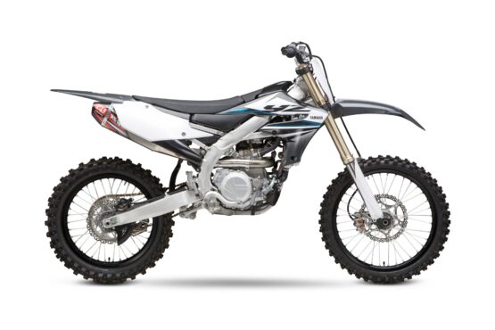 RS4 Slip-On Exhaust Stainless Steel Fits 18-22 YZ450F 19-22 YZ450FX WR450F - Image 3