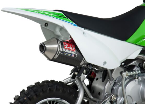 Yoshimura RS2 Carbon Fiber Full Exhaust Black Fits KLX110/L & DRZ110