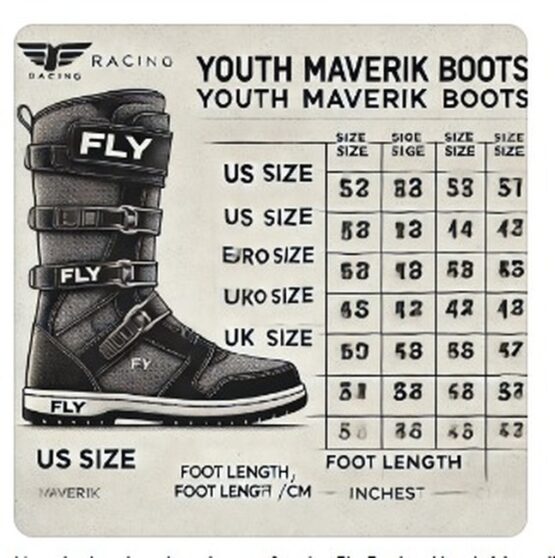 Maverick MX Boots Black Youth 03 - Image 4
