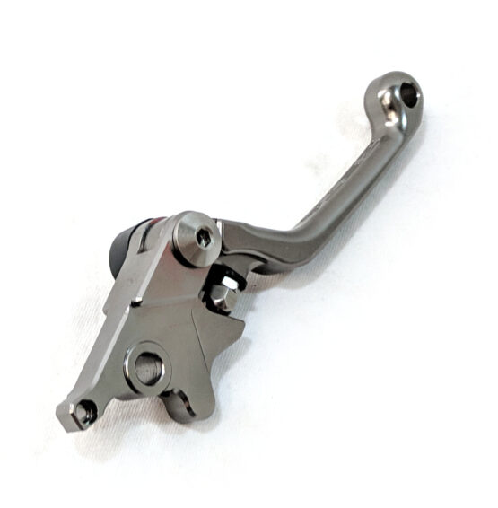 Zeta Pivot CP CNC Shorty Brake Lever Gray Fits Suzuki DRZ400 - Image 2